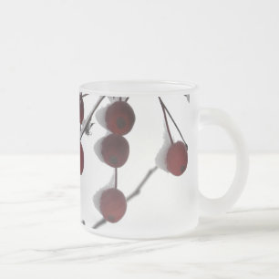 Winter-rote Beeren, 2 Mattglastasse