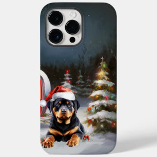 Winter Rottweiler Caravan Weihnachtsabenteuer Case-Mate iPhone 14 Pro Max Hülle