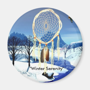 "Winter-Ruhe " Magnet