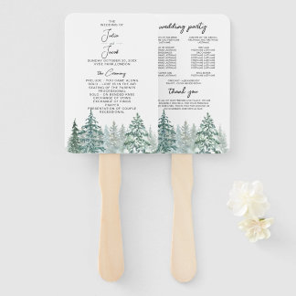 Winter Rustikale Pine Trees Lantern Botanische Hoc Fächer