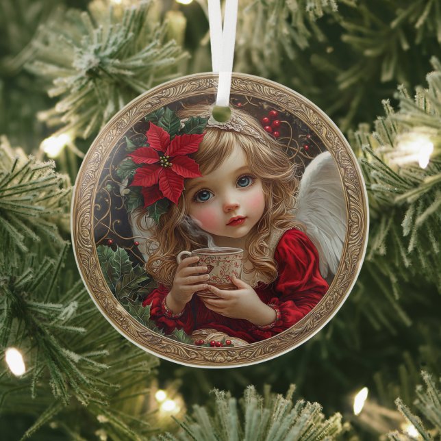 Winter’s Quiet Blessing – Angel of Comfort  Ornament Aus Glas (InSitu)