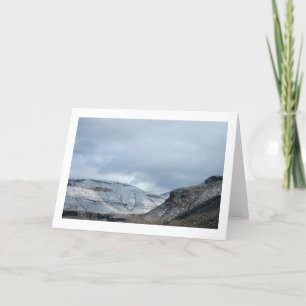 Winter - Sacramento-Berge Feiertagskarte