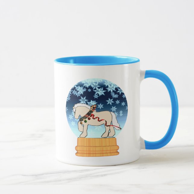 Winter SahneSnowglobe Tasse (Rechts)