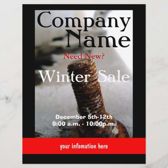 Winter Sale Flyer (Vorne)