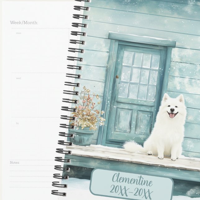 Winter-Samojede-Hund-Terminplaner ohne Datum  Planer (Von Creator hochgeladen)