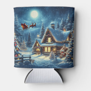 Winter/Santa/Weihnachten/Schnee Dosenkühler