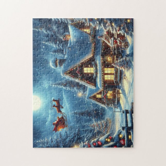 Winter/Santa/Weihnachten/Schnee Puzzle (Vertikal)