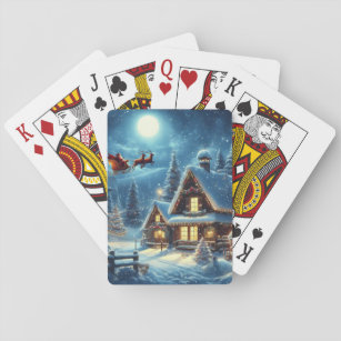 Winter/Santa/Weihnachten/Schnee Spielkarten