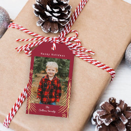 Winter Scene Holiday Tag Weihnachtsgeschenke Tags Geschenkanhänger