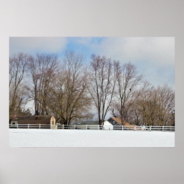 Winter Scene Poster (Vorne)