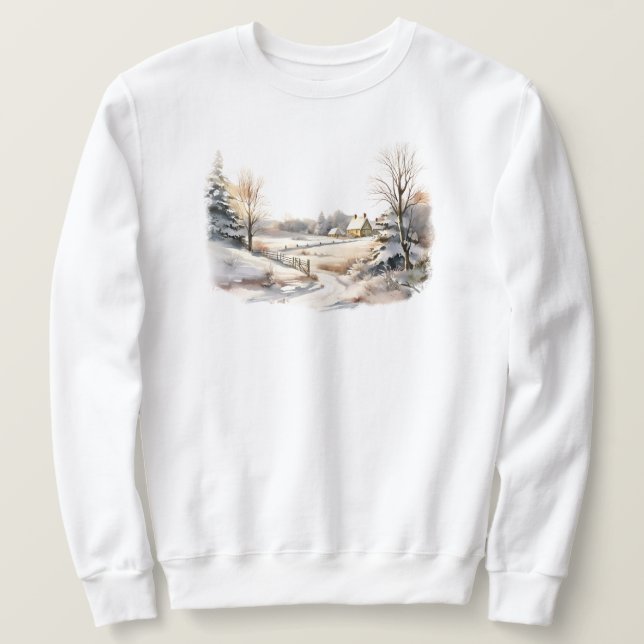 Winter Scene Sweatshirt (Design vorne)