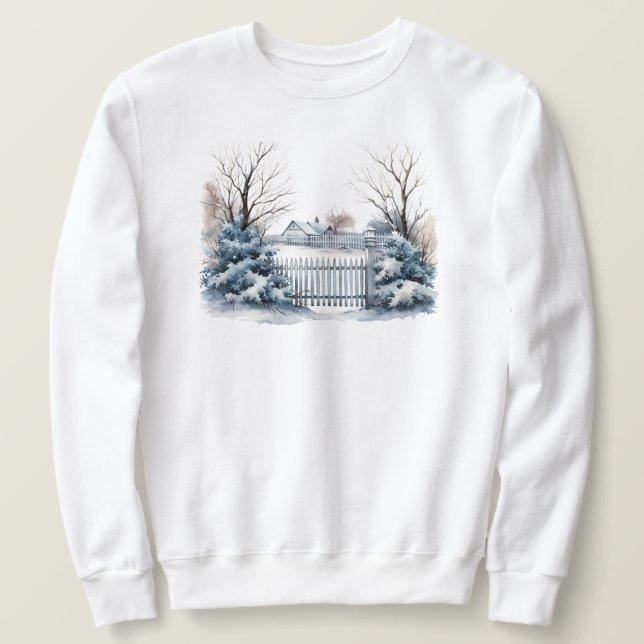 Winter Scene Sweatshirt (Design vorne)