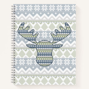 Winter-Schal-Spiralblock Notizbuch