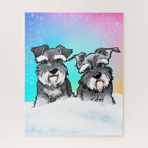 Winter Schnauzer Puzzle