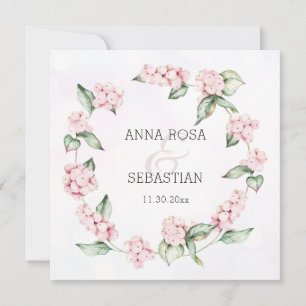 *~* Winter-Schnee-Beeren-Boho-QR-RSVP-AR12-Hochzei Einladung