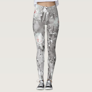 Winter-Schnee-Blume Leggings