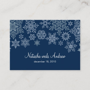 Winter-Schneeflocken, die Richtungs-Einschließung Begleitkarte