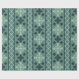 Winter-Schneeflocken-Nordic-Verpackungspapier Geschenkpapier