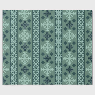 Winter-Schneeflocken-Nordic-Verpackungspapier Geschenkpapier