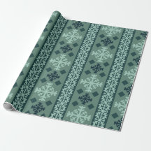 Winter-Schneeflocken-Nordic-Verpackungspapier