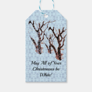 Winter-Schneeszene Geschenkanhänger