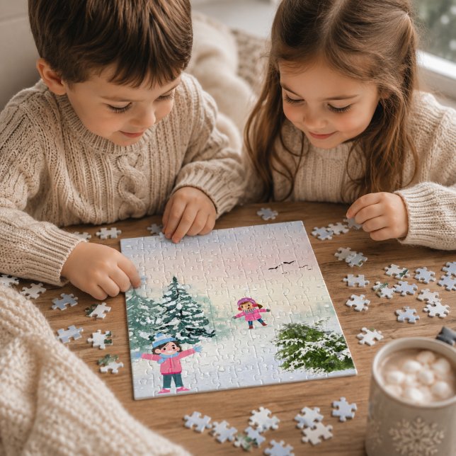 Winter-Schneetag-Puzzle Puzzle (Von Creator hochgeladen)