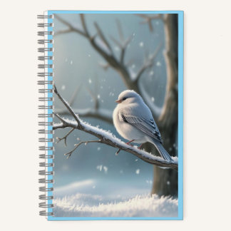 Winter Serenity Bird Notizbuch