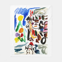 Winter set  fleecedecke