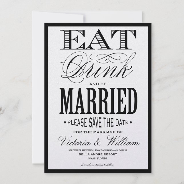 WINTER SHIMMER EDITION | Datum freihalten Save The Date (Vorderseite)