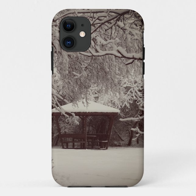 Winter SilenciPhone SE + iPhone 5/5S, selten dort Case-Mate iPhone Hülle (Rückseite)