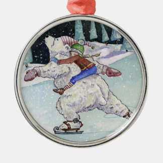 Winter-Skate-Verzierung Ornament Aus Metall