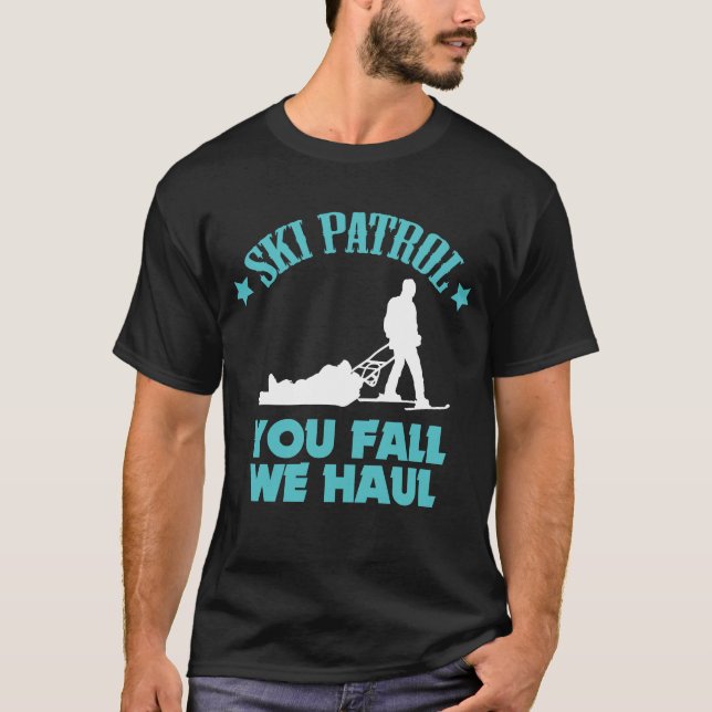 Winter-Ski-Geschenk-Ski-Patrouille fallen Sie wir T-Shirt (Vorderseite)