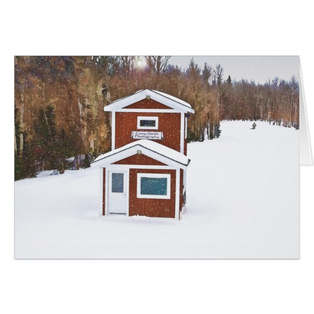 Winter Ski Lodge (Vorderseite (Horizontal))