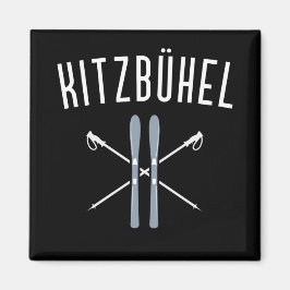 Winter Ski Österreich Tirol Kitzbühel Wintersport Magnet