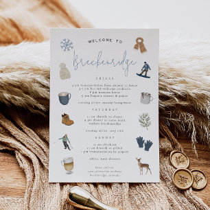 Winter Ski Resort Bachelorette Wochenende Ausflug