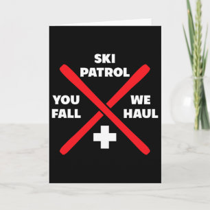 Winter Skipatrol-Spiele-Shirts und Hoodies Ski Karte