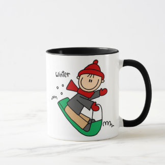Winter Sledding Tasse
