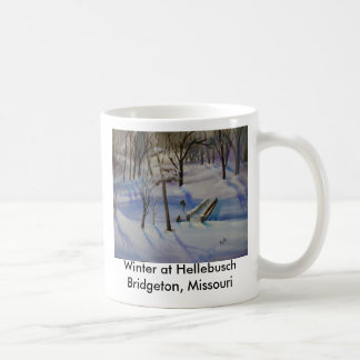 Winter Sleding, Winter bei HellebuschBridgeton,… Tasse
