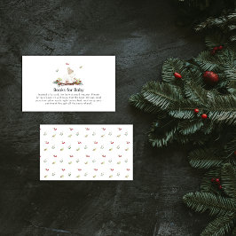 Winter Sleigh Polar Bear Books For Baby Shower Begleitkarte