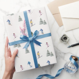 WINTER SLOPES Holiday Geschenkpapier