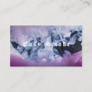Winter Smoke Vape Shop Geschäftskarte Visitenkarte