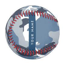 Winter Snow Blue Camouflage Ihr Name Personalisier