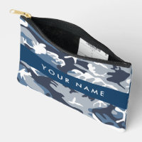 Winter Snow Blue Camouflage Ihr Name Personalisier