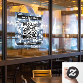 Winter Snow Blue Camouflage, Militär, Armee Fensteraufkleber