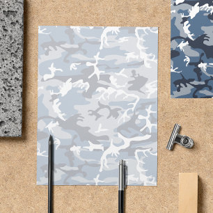 Winter Snow Blue Camouflage, Militär, Armee Flyer