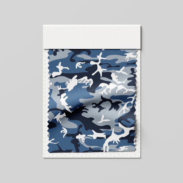 Winter Snow Blue Camouflage, Militär, Armee Stoff (Von Creator hochgeladen)