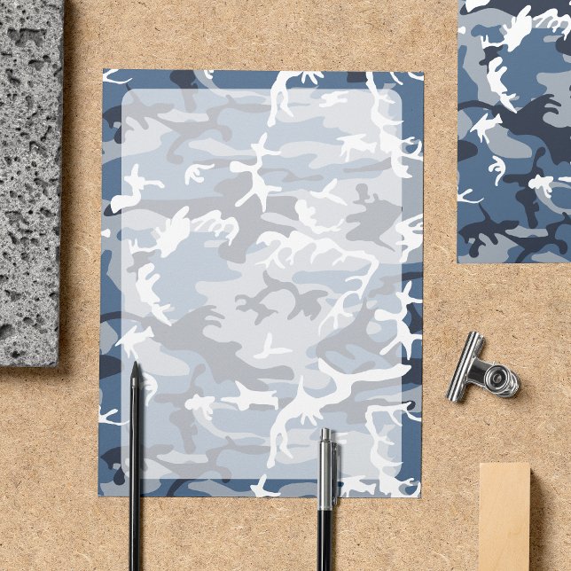 Winter Snow Blue Camouflage Militärbrigade (Von Creator hochgeladen)