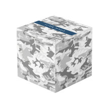 Winter Snow Gray Camouflage Ihr Name personalisier