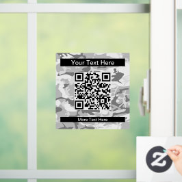 Winter Snow Gray Camouflage, Militär, Armee Fensteraufkleber