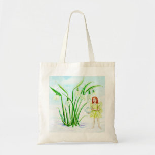 Winter Snowdrop Fairy Magic Tragetasche